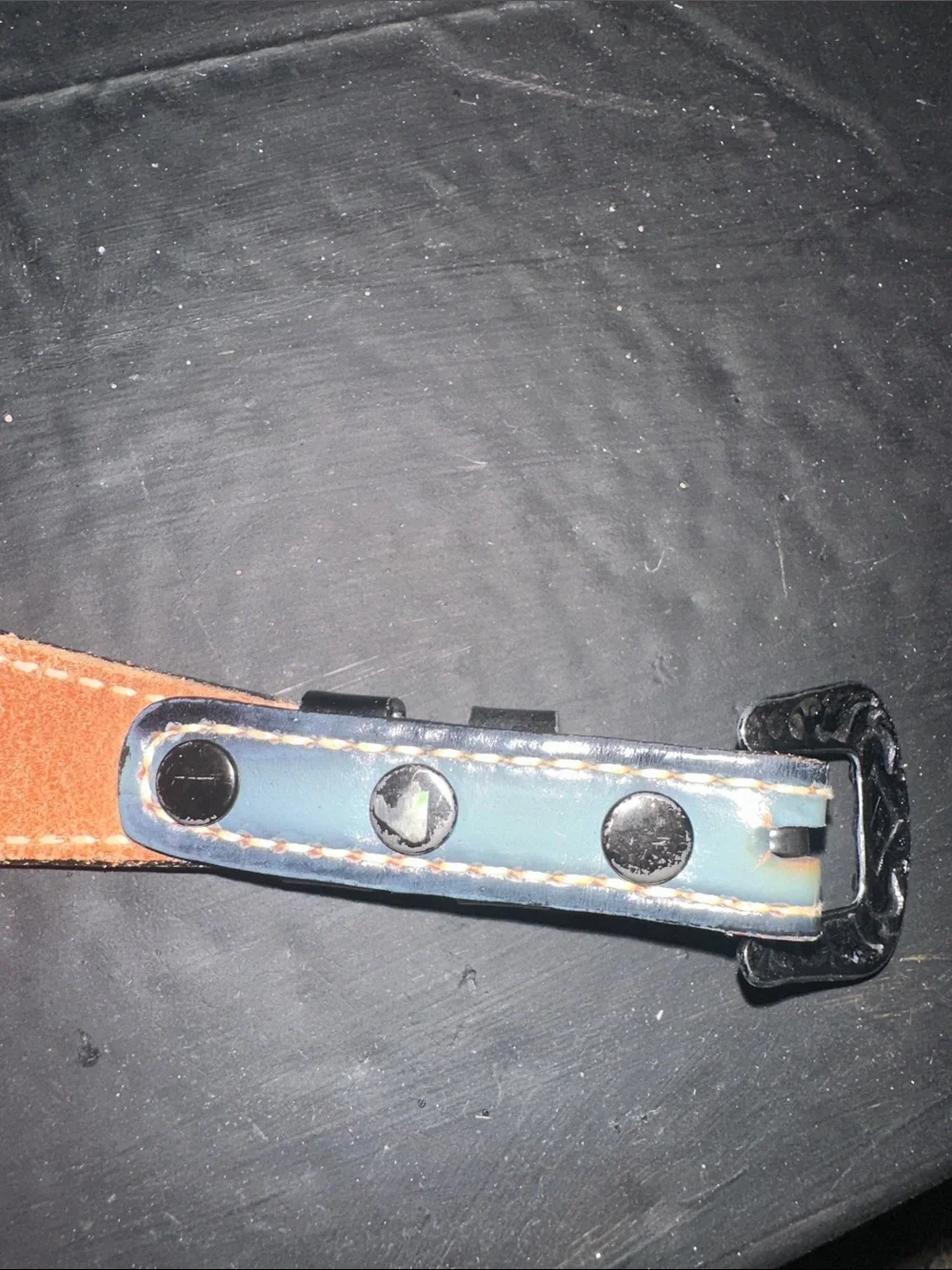 Western Cowhide Leather Belt